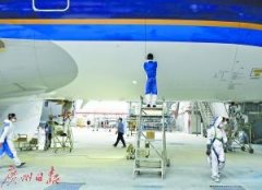 澳门太阳城集团：”广州飞机维修工程有限公司A380六年定检项目经理王治坤说